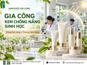 Gia Công Kem Chống Nắng Sinh Học