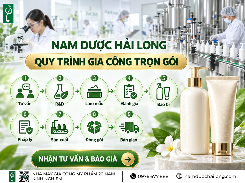 Gia Công Sữa Dưỡng Thể Chống Nắng