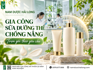 Gia Công Sữa Dưỡng Thể Chống Nắng