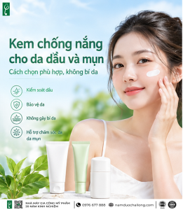 Kem Chống Nắng Cho Da Dầu Và Mụn