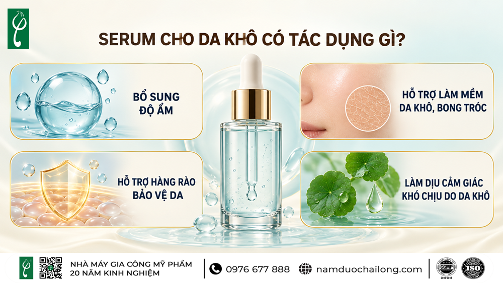 Serum cho da khô 