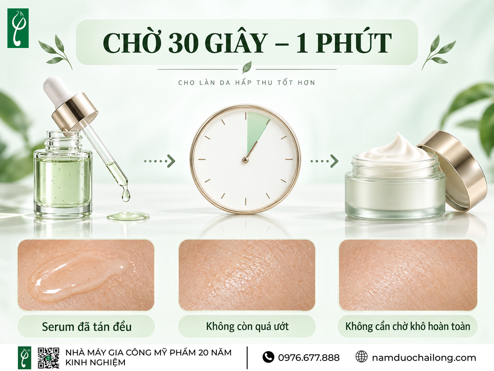 Bôi Serum Bao Lâu Thì Bôi Kem Dưỡng? Cách Dùng Đúng bôi serum bao lâu thì bôi kem dưỡng