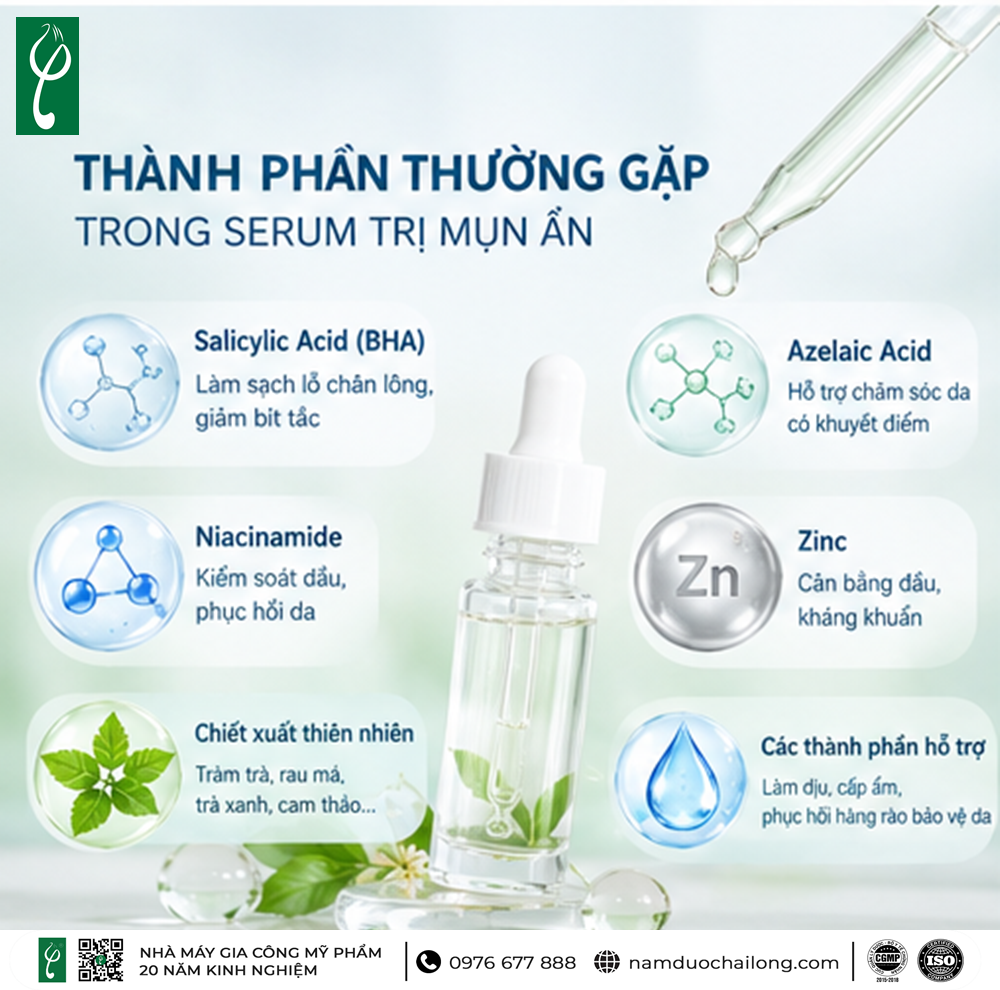 serum trị mụn ẩn