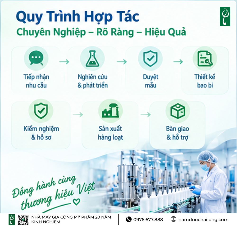 Cơ Sở Gia Công Mỹ Phẩm Uy Tín