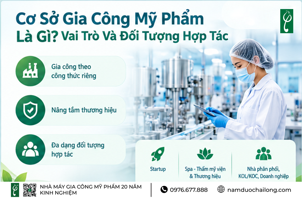 Cơ Sở Gia Công Mỹ Phẩm Uy Tín
