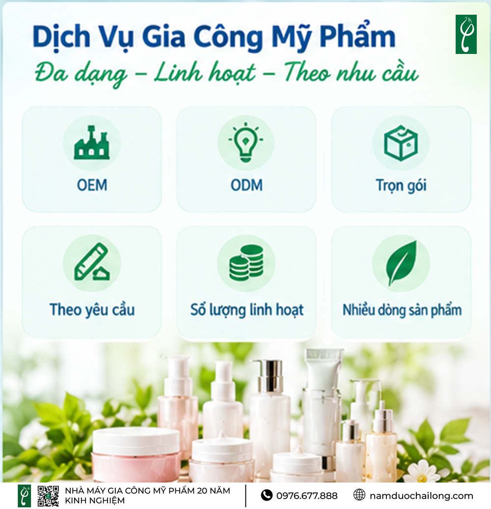 Cơ Sở Gia Công Mỹ Phẩm Uy Tín
