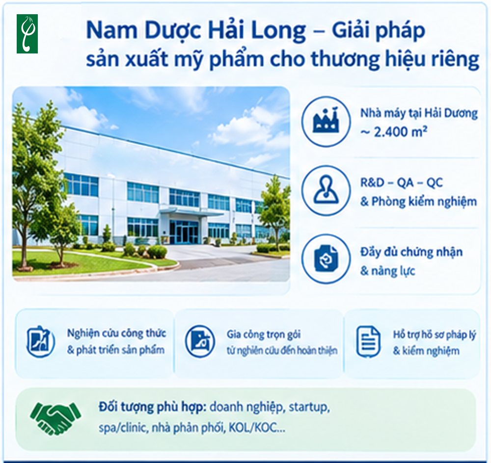 Công Ty Sản Xuất Mỹ Phẩm Uy Tín