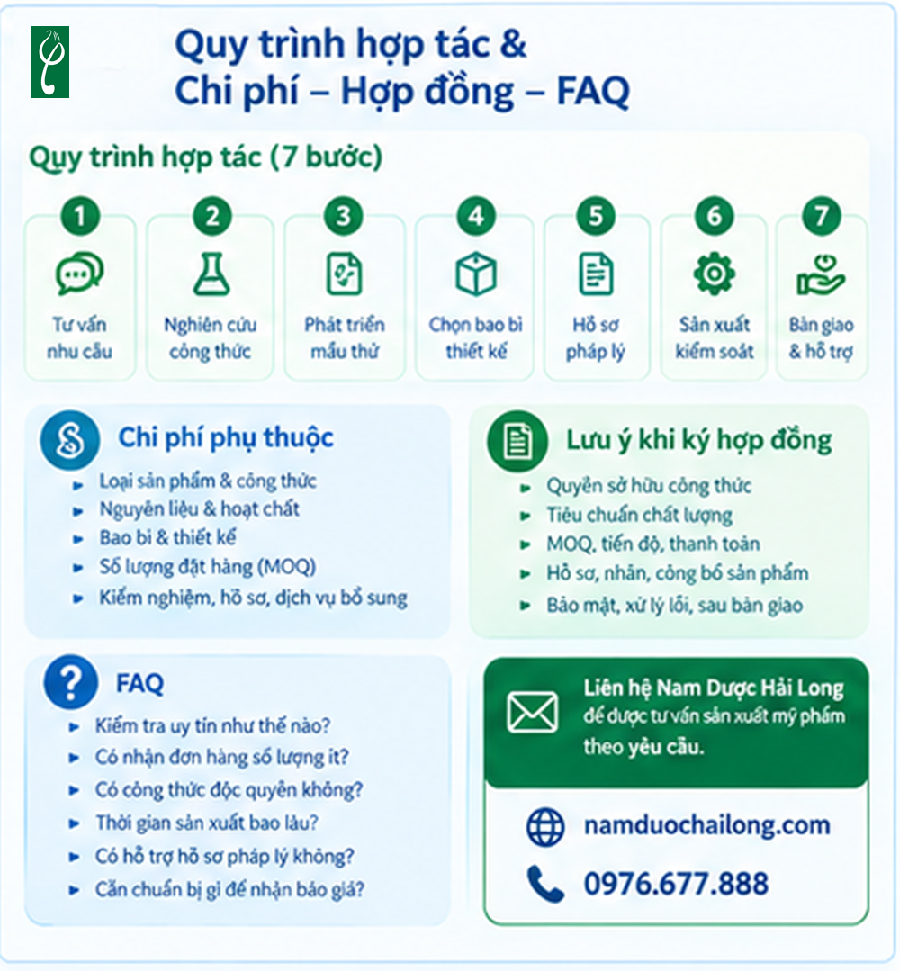 Công Ty Sản Xuất Mỹ Phẩm Uy Tín
