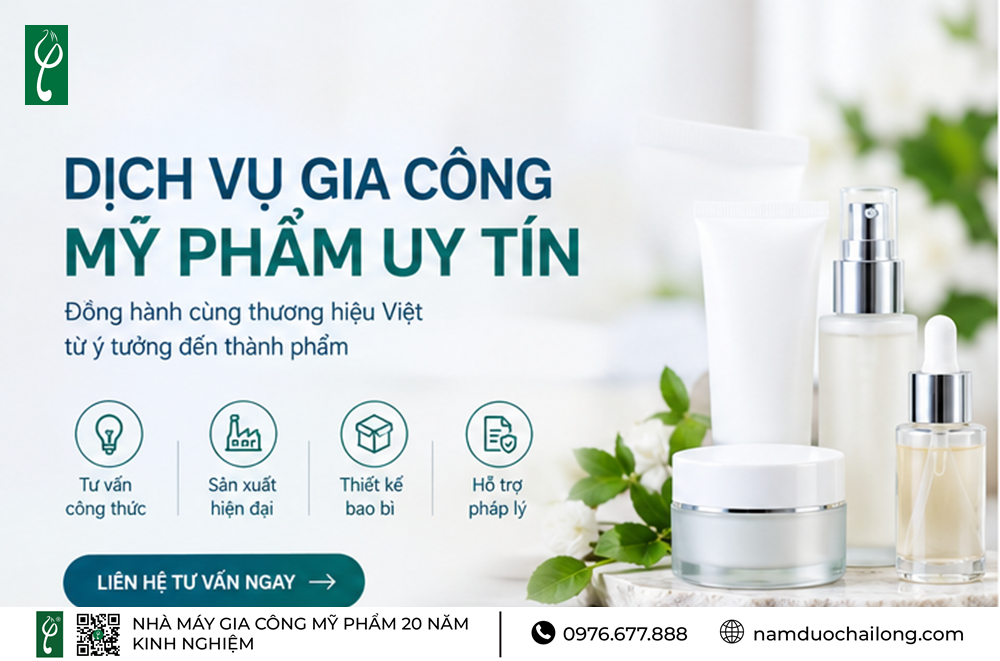 Dịch Vụ Gia Công Mỹ Phẩm Uy Tín, Trọn Gói Dịch Vụ Gia Công Mỹ Phẩm Uy Tín