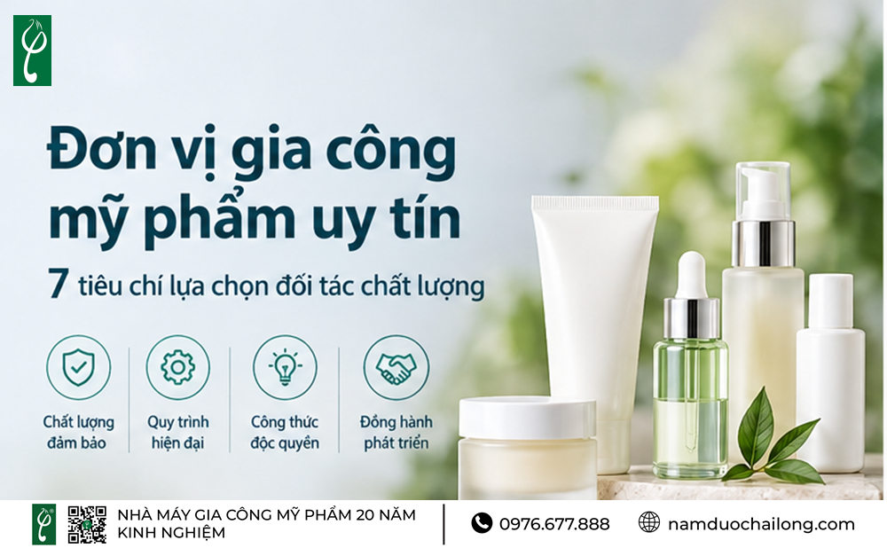 Đơn Vị Gia Công Mỹ Phẩm Uy Tín