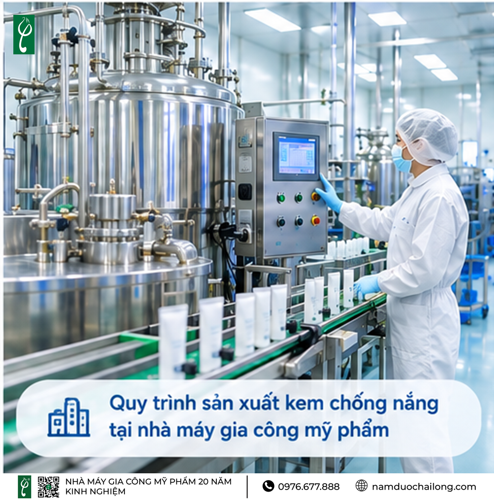 Gia Công Kem Chống Nắng Cho Da Dầu Theo Yêu Cầu Gia Công Kem Chống Nắng Cho Da Dầu