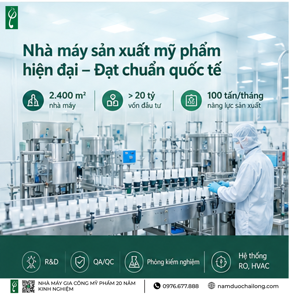 Gia Công Sữa Rửa Mặt Đất Sét Theo Yêu Cầu, Trọn Gói A-Z Gia Công Sữa Rửa Mặt Đất Sét