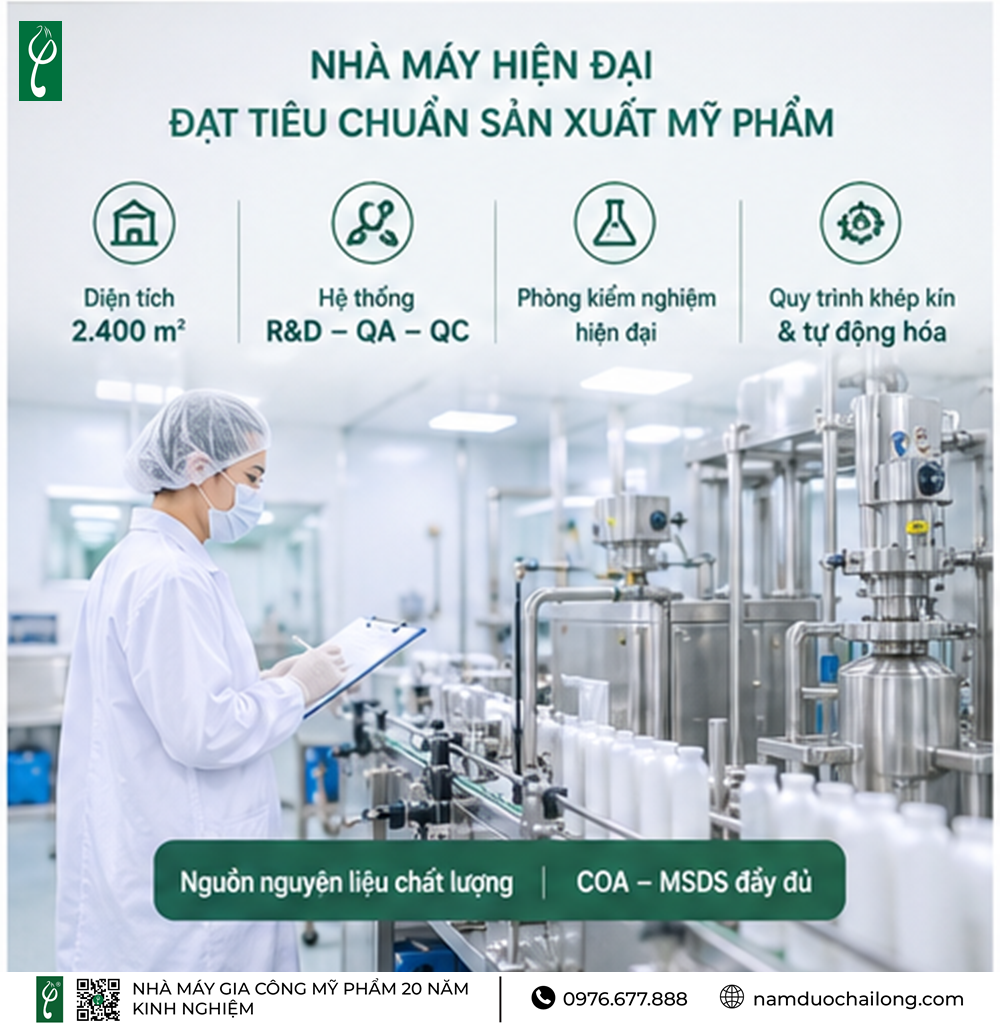 Gia Công Sữa Rửa Mặt Sâm Theo Yêu Cầu, Trọn Gói Gia Công Sữa Rửa Mặt Sâm