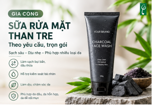 Gia Công Sữa Rửa Mặt Than Tre