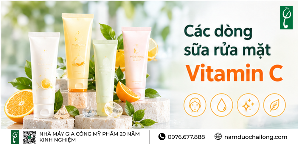 Gia Công Sữa Rửa Mặt Vitamin C