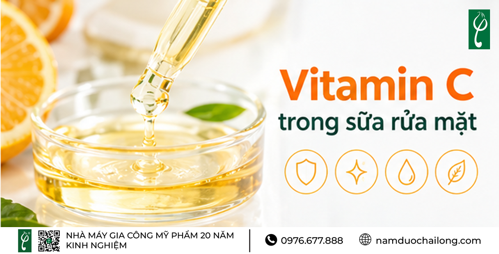 Gia Công Sữa Rửa Mặt Vitamin C