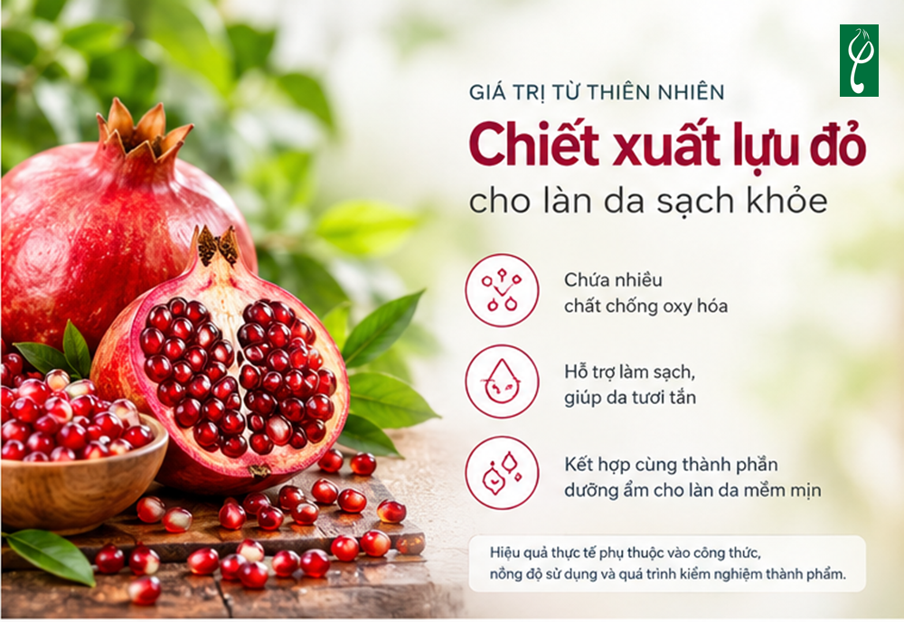 Gia Công Sữa Tắm Lựu Đỏ