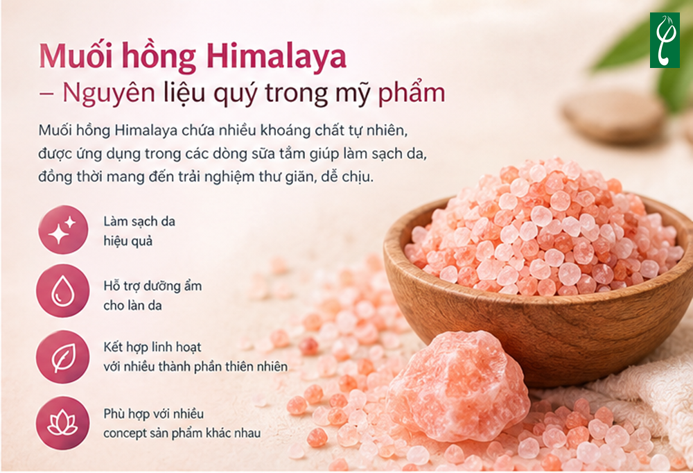 Gia Công Sữa Tắm Muối Hồng
