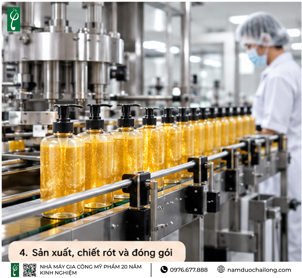 Gia Công Sữa Tắm Vàng