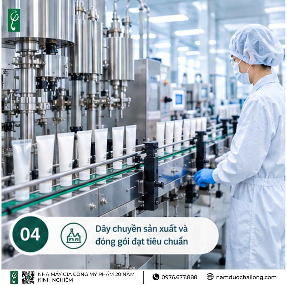 Gia công kem chống nắng dành cho da hỗn hợp thiên dầu