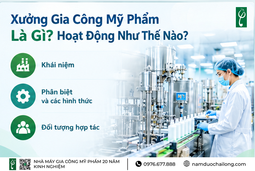 Xưởng Gia Công Mỹ Phẩm Uy Tín