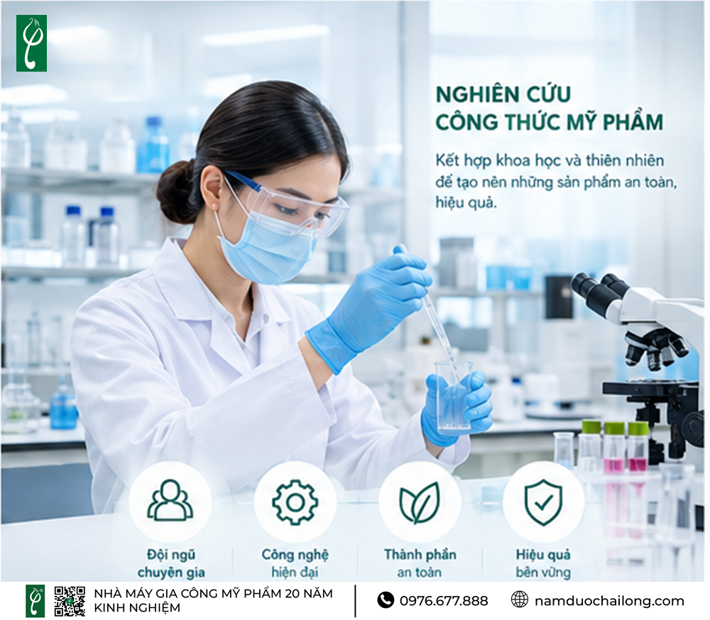 nhà sản xuất mỹ phẩm chuyên nghiệp