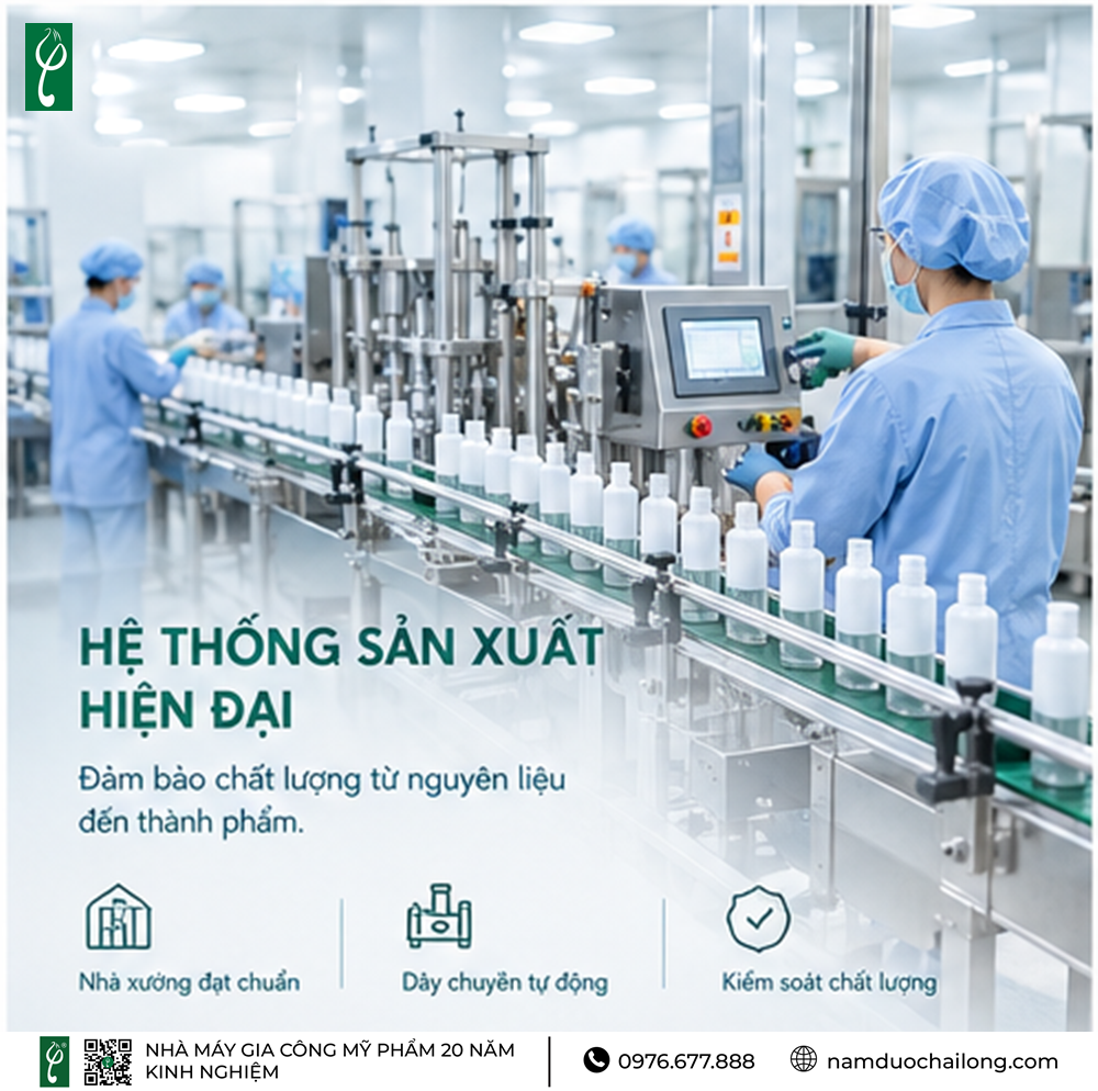 nhà sản xuất mỹ phẩm chuyên nghiệp
